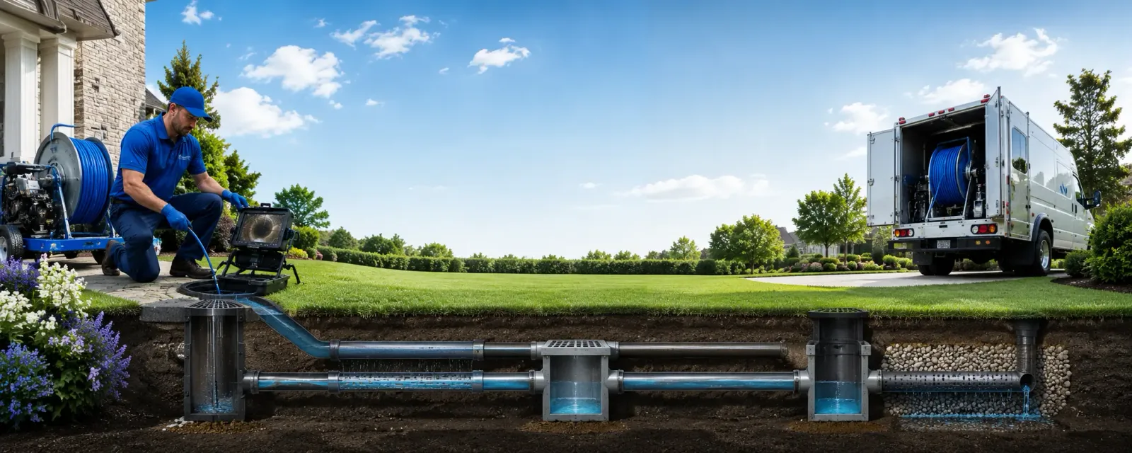 Outdoor drain cleaning information for Macks Inn, ID